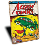 PLACA ACTION COMICS DC