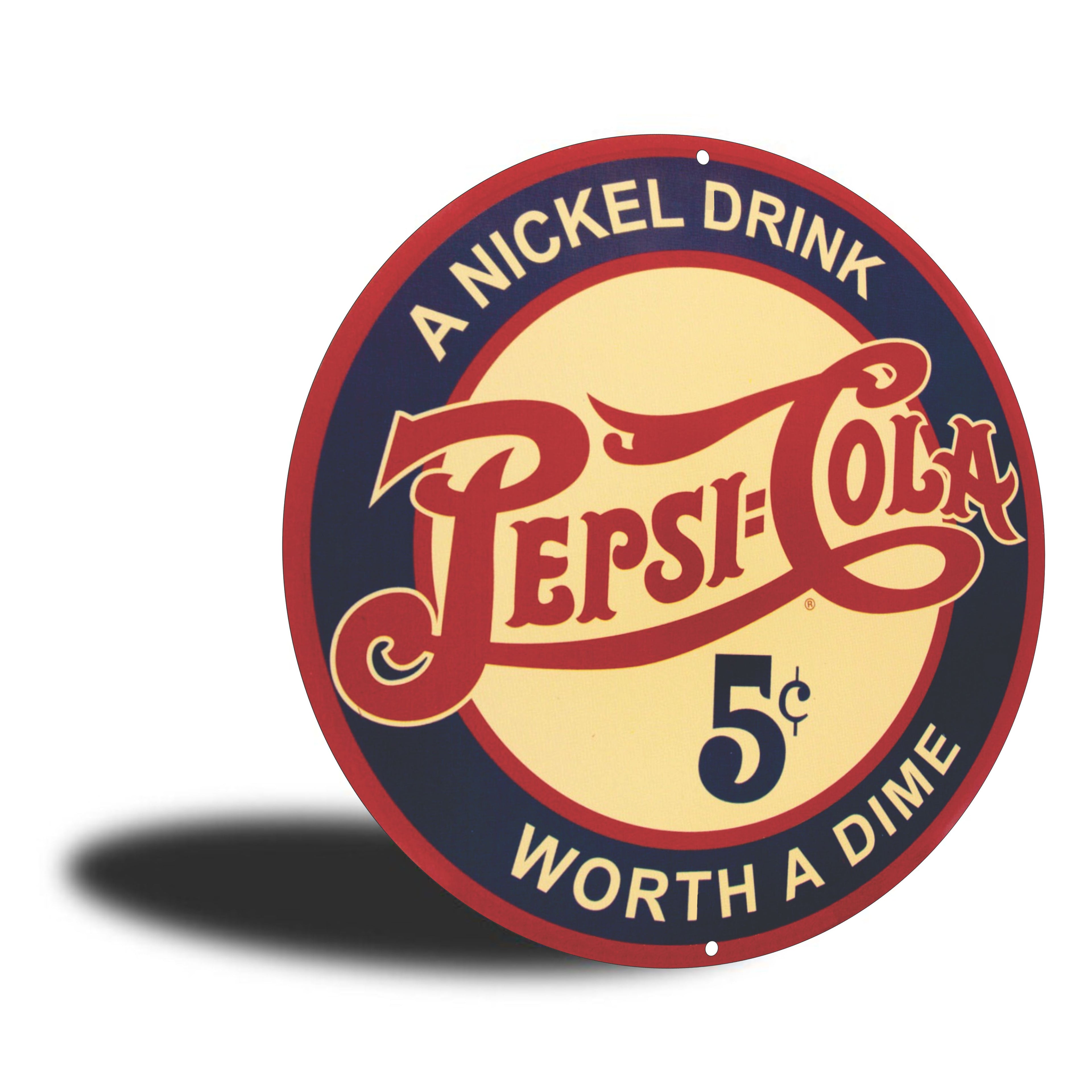 PLACA CIRCULAR PEPSI COLA