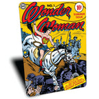 PLACA WONDER WOMAN C MIC