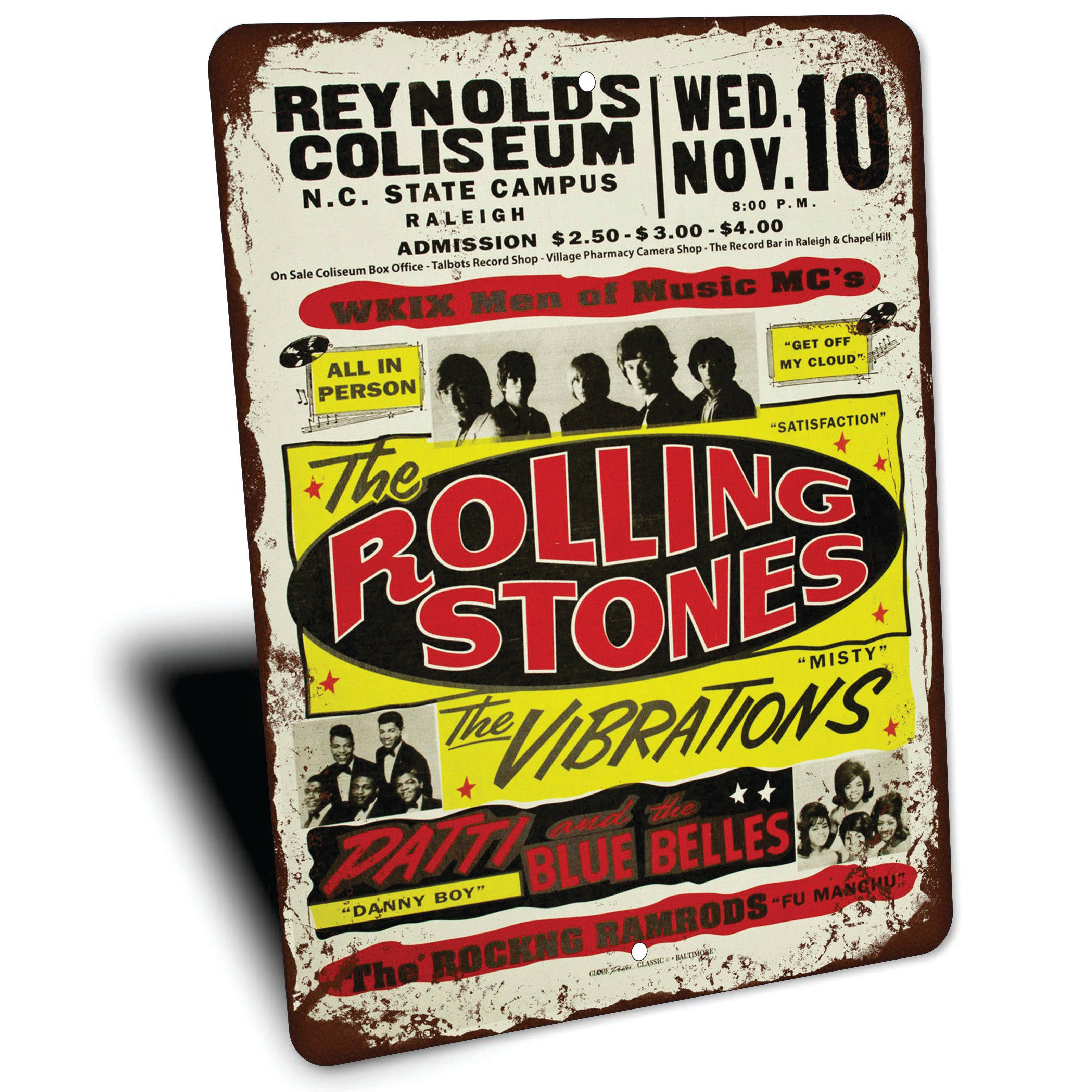 PLACA ROLLING STONES VIBES