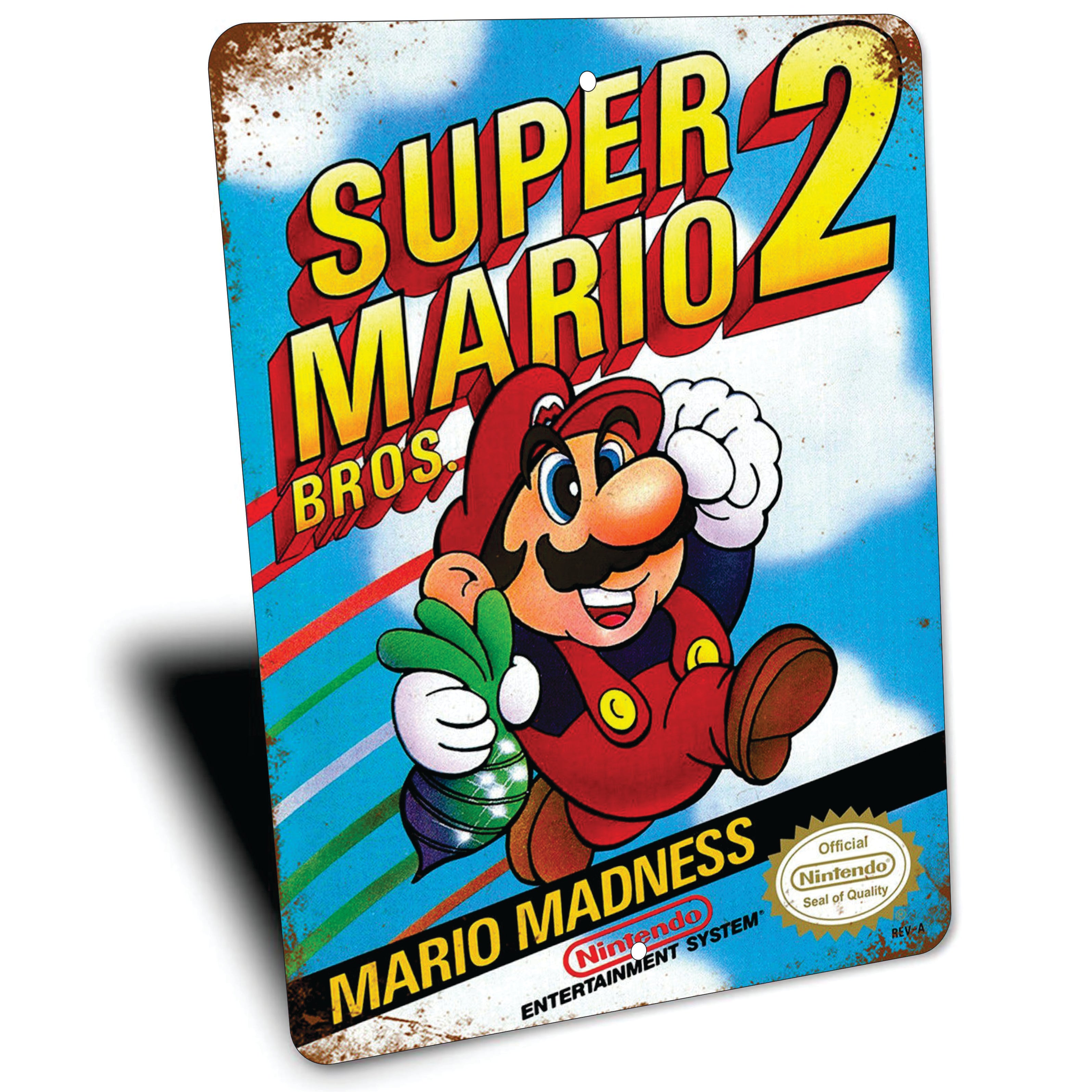 PLACA SUPER MARIO 2