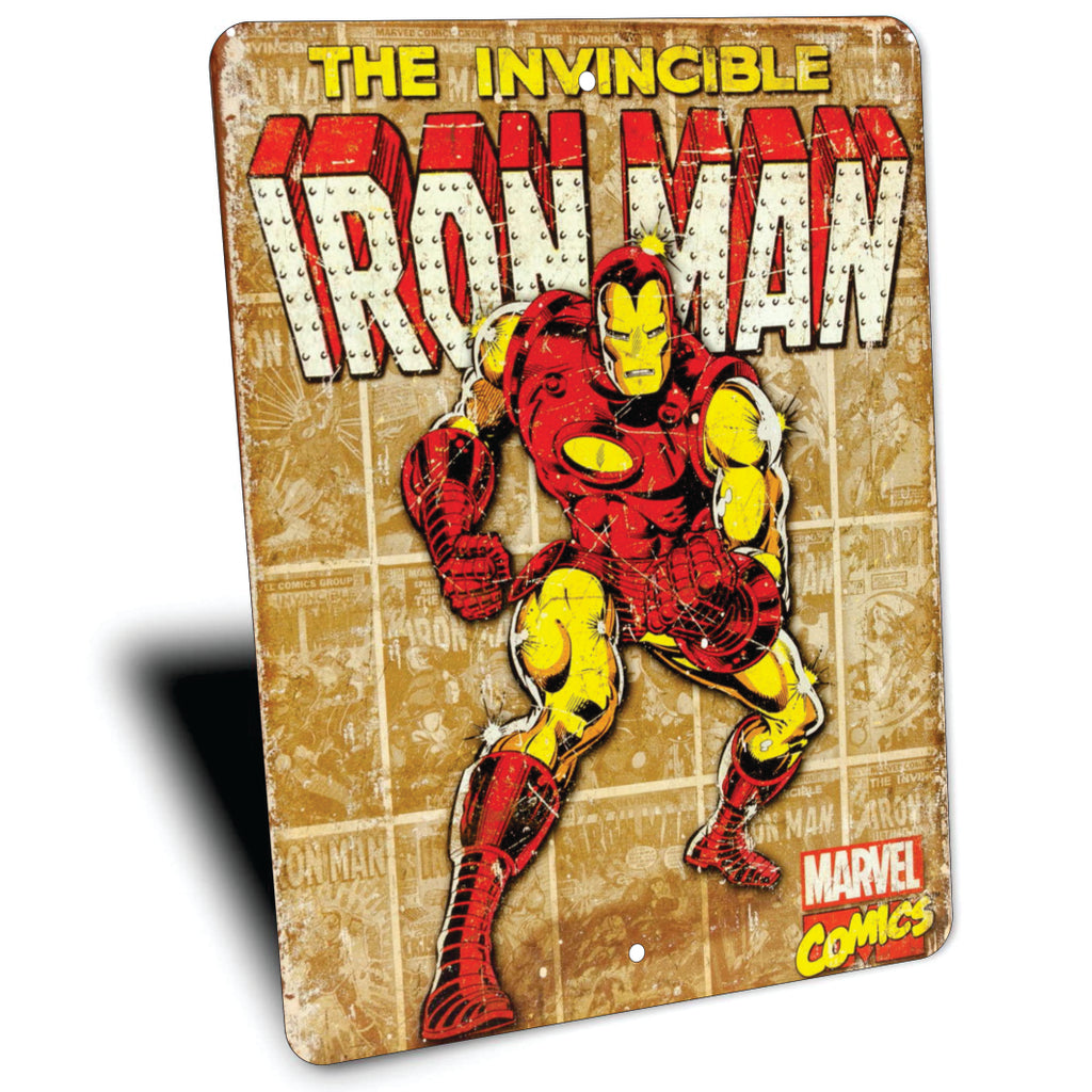 PLACA IRON MAN MARVEL