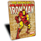 PLACA IRON MAN MARVEL