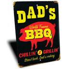 PLACA DAD S BBQ