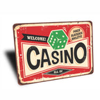 PLACA WELCOME CASINO