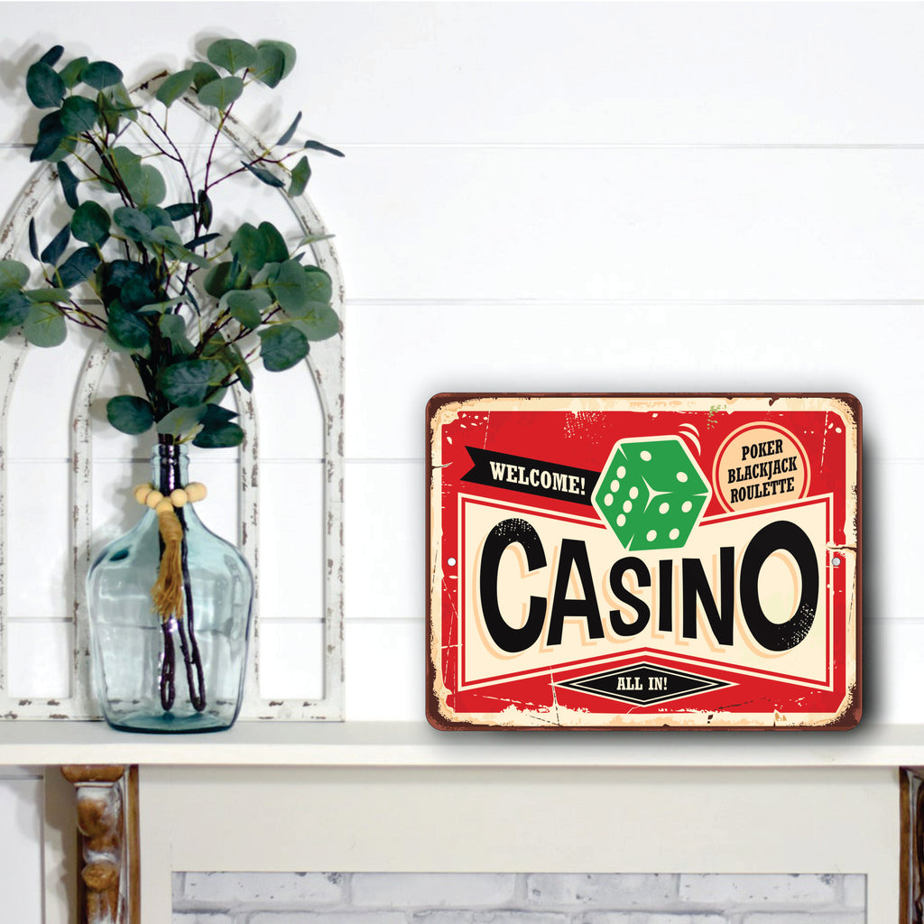 PLACA WELCOME CASINO