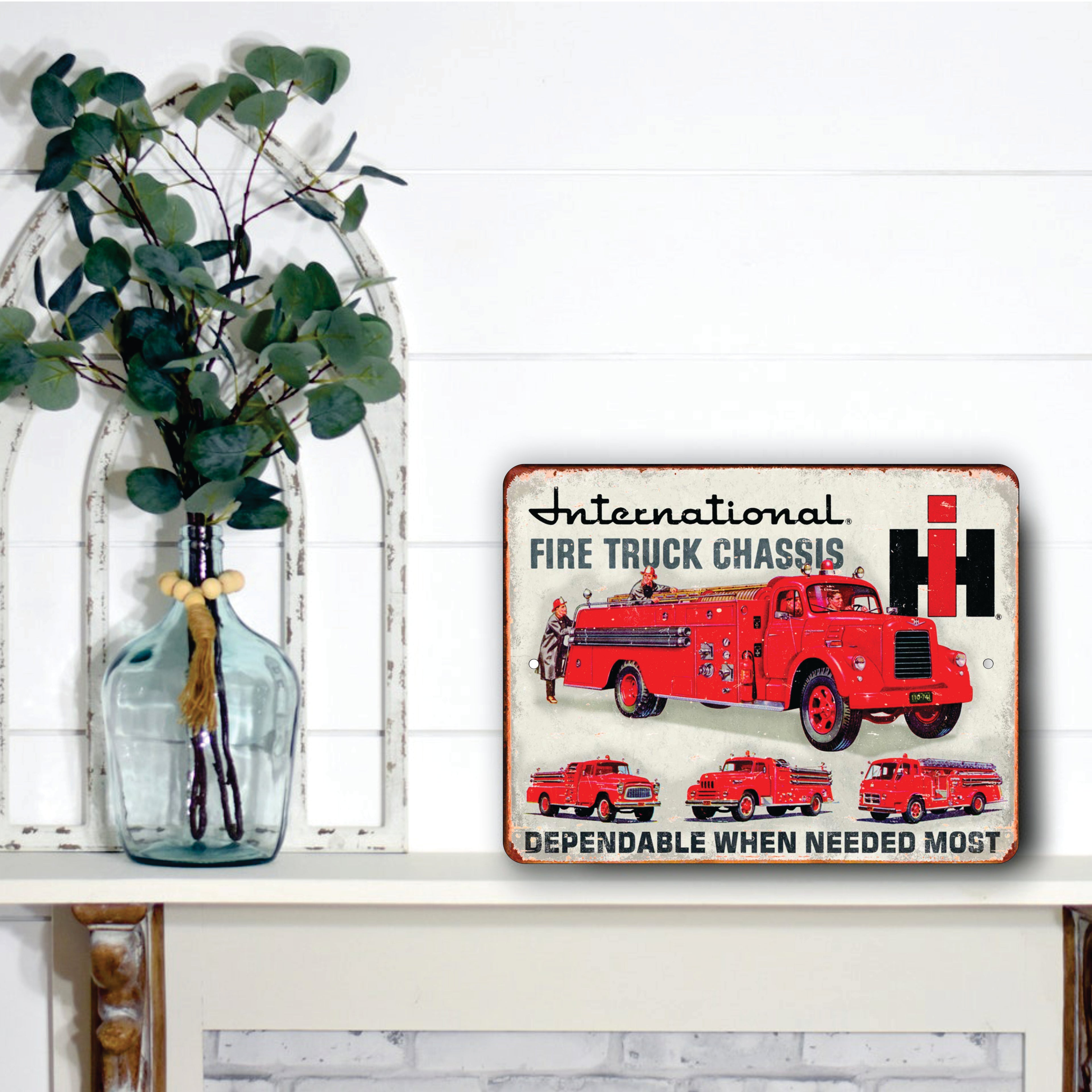 PLACA FIRE TRUCK CHASSIS