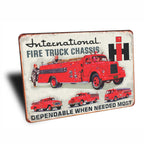 PLACA FIRE TRUCK CHASSIS