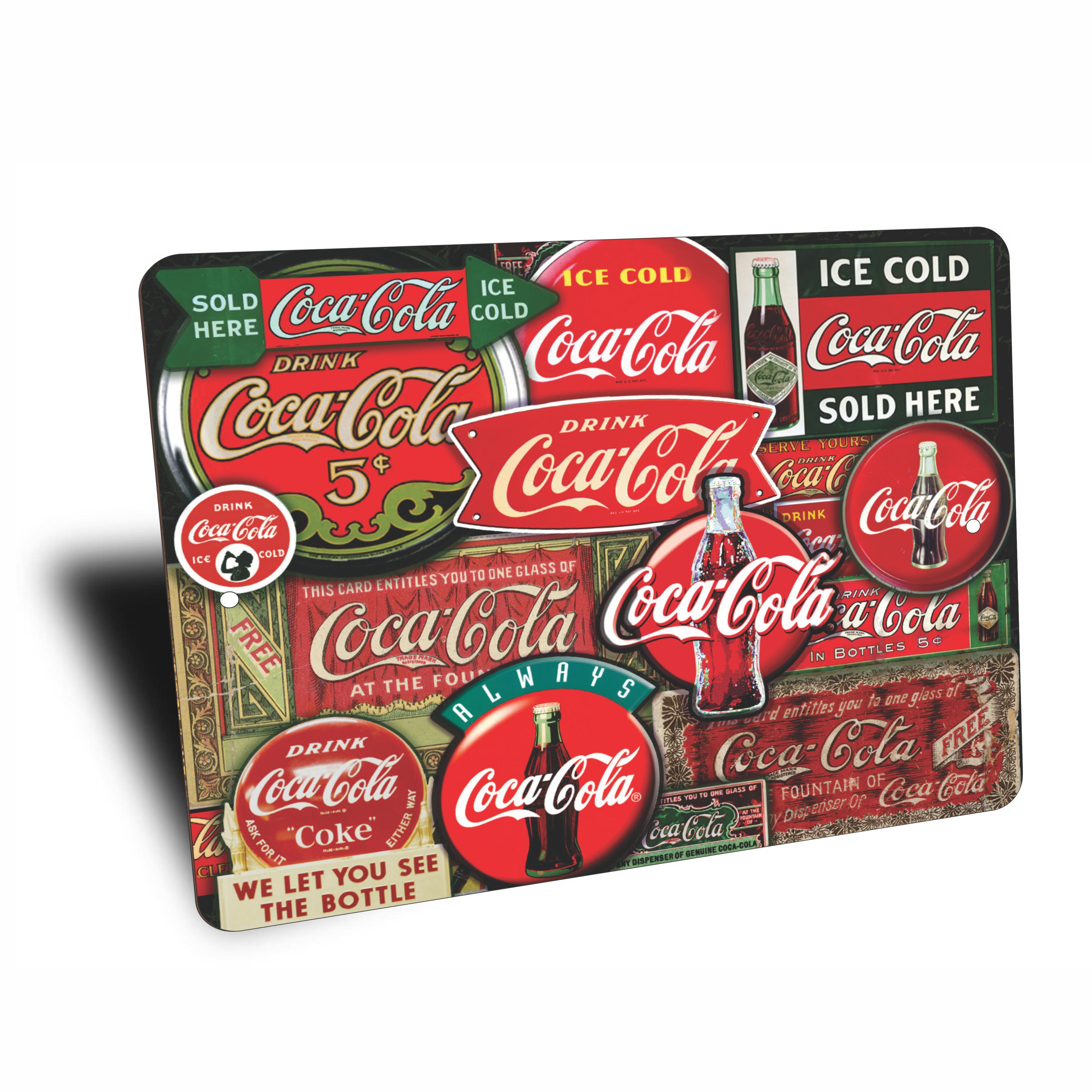 PLACA COCA-COLA COLLAGE