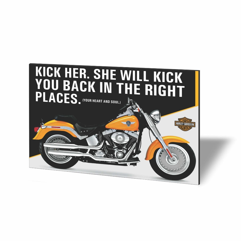 POSTER HARLEY-DAVIDSON MOTORCYCLE