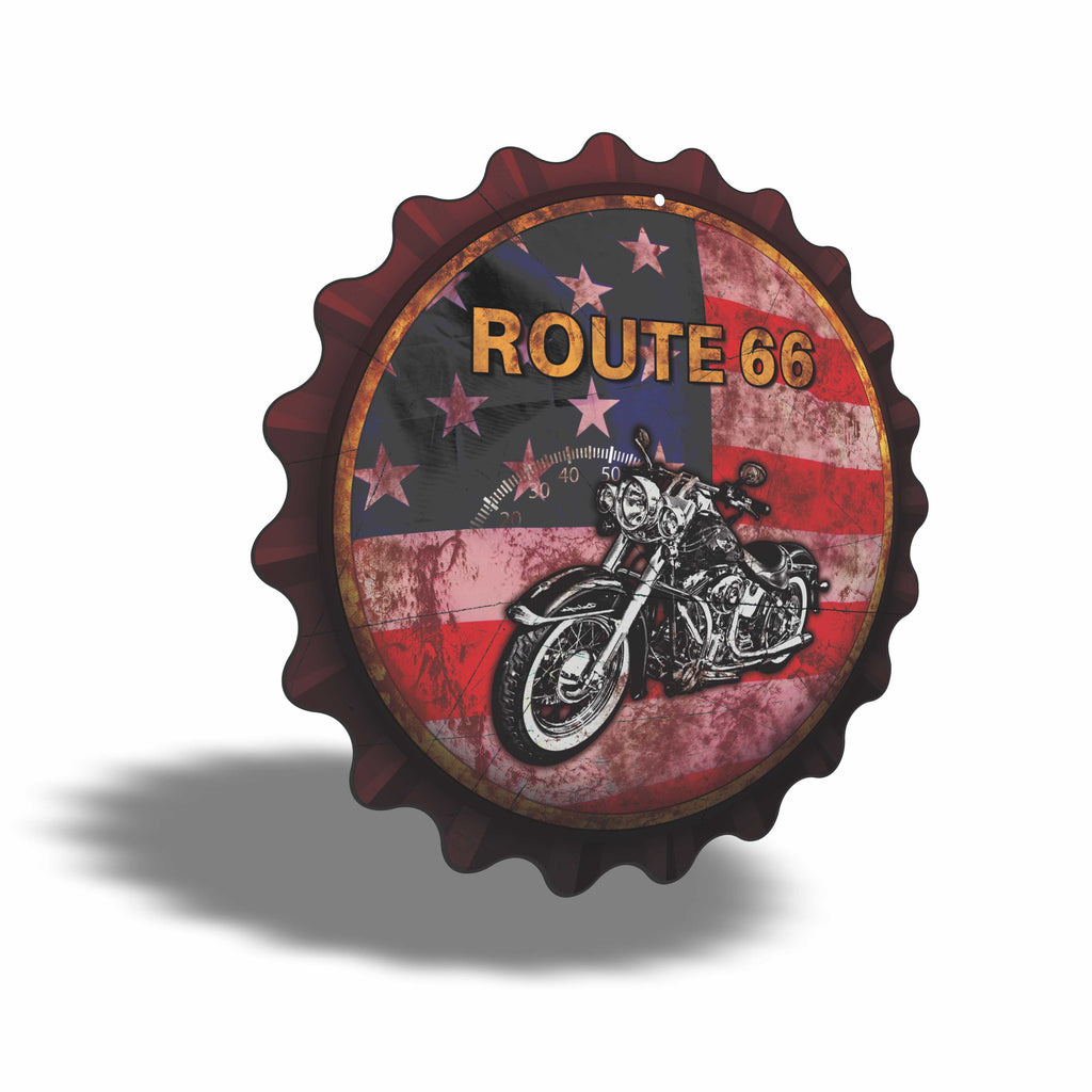TAPA MOTO ROUTE 66