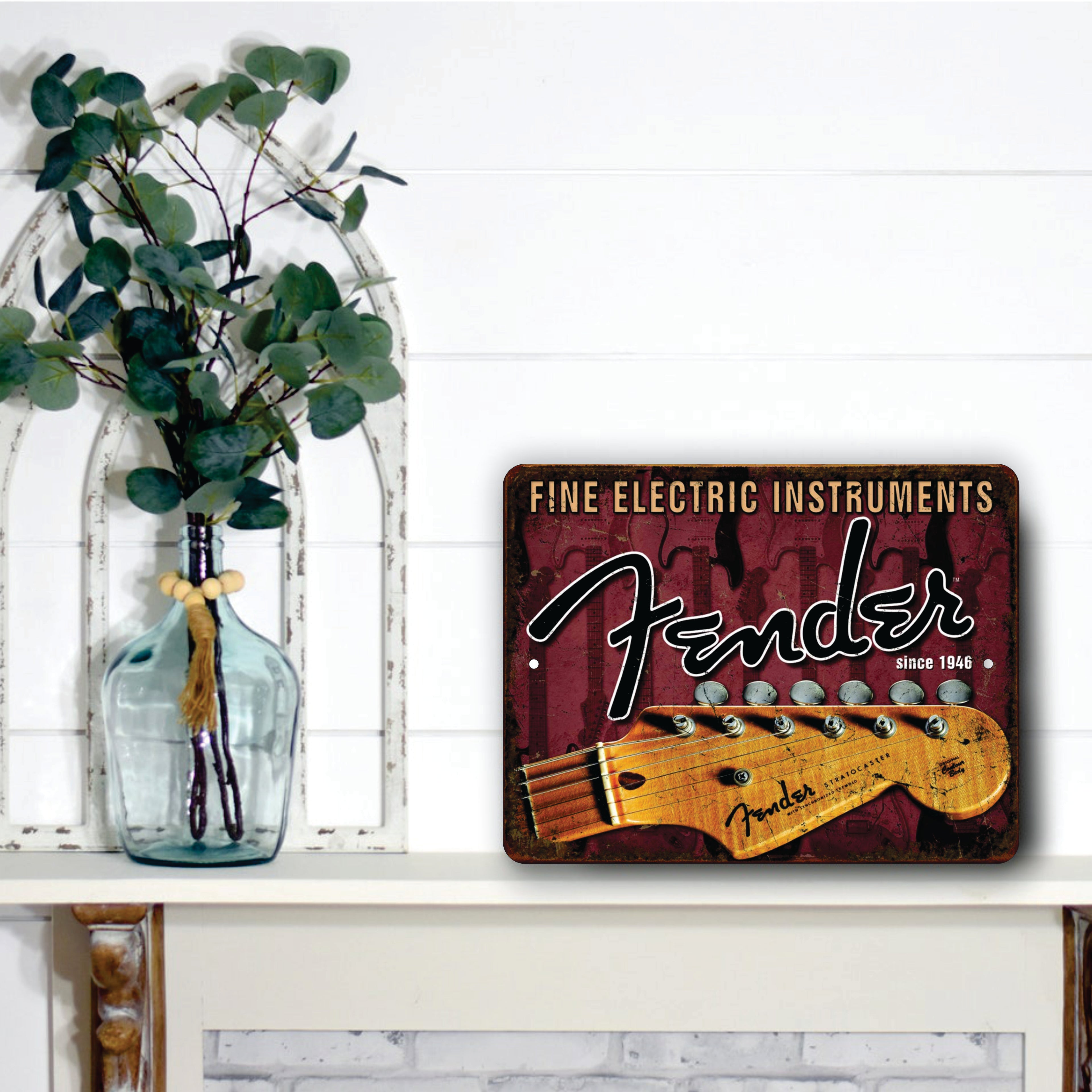 PLACA FENDER GUITARRA