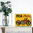 PLACA INDIAN MOTORCYLE 1934