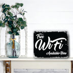 PLACA FREE WI-FI