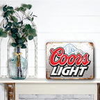 PLACA COORS LIGHT BEER
