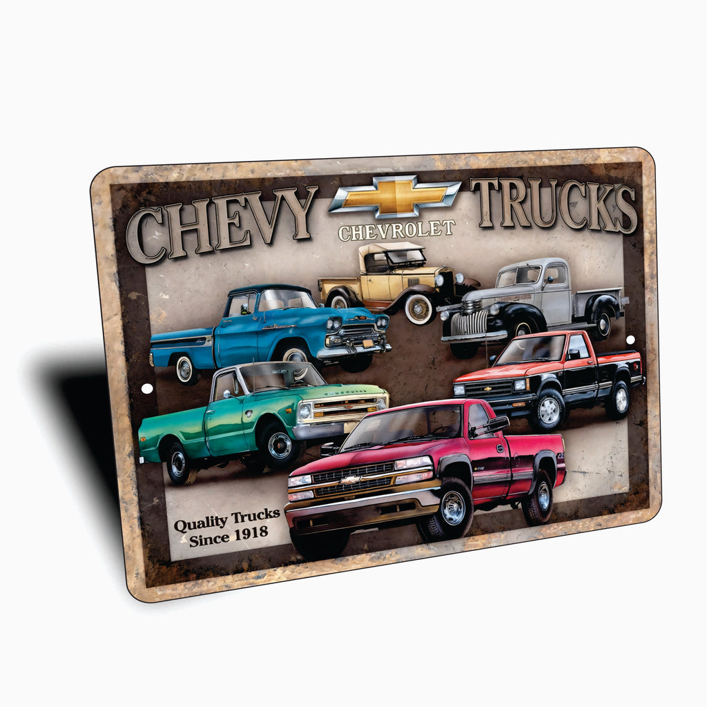 PLACA CHEVY TRUCKS