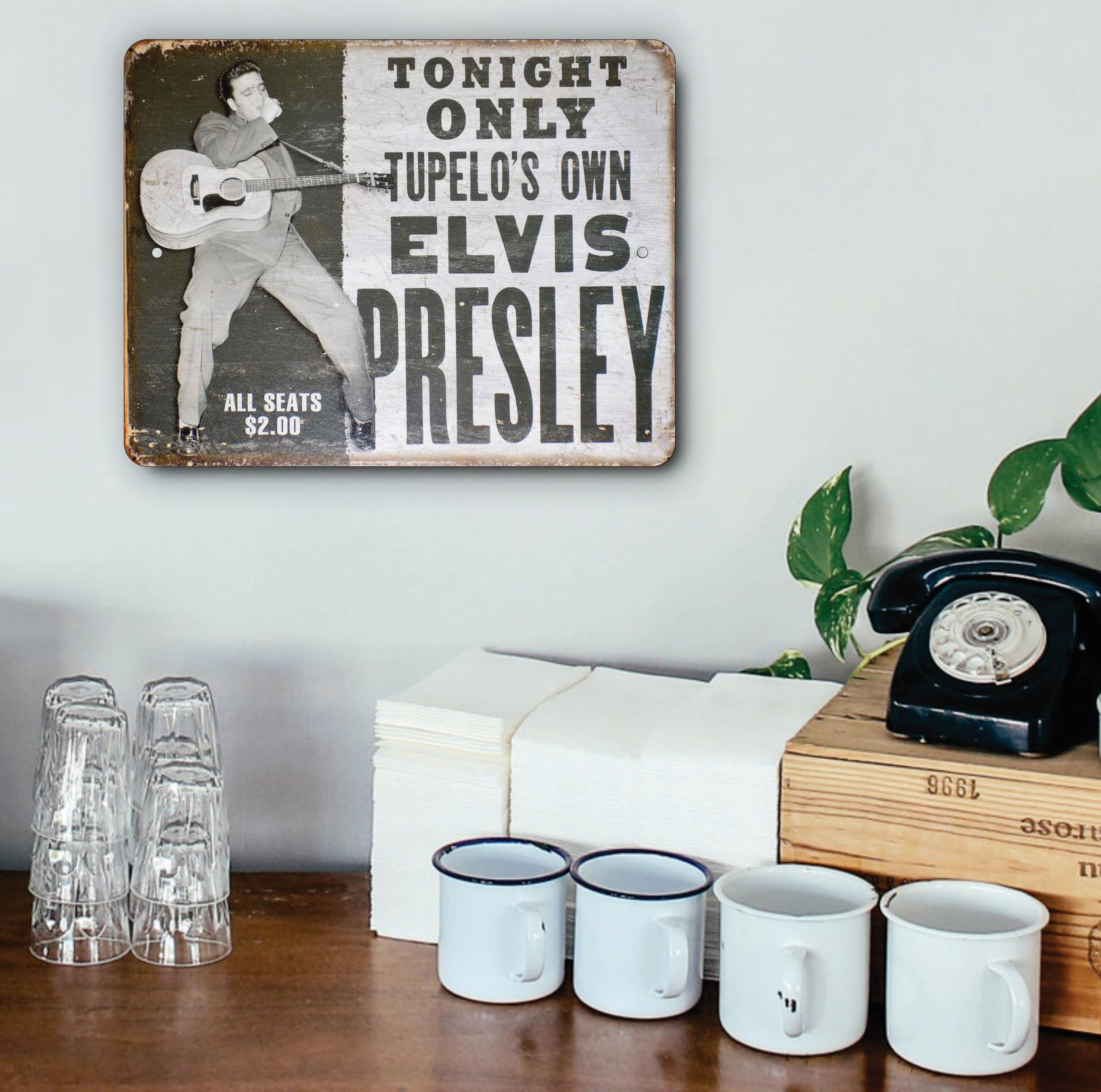 PLACA ELVIS PRESLEY