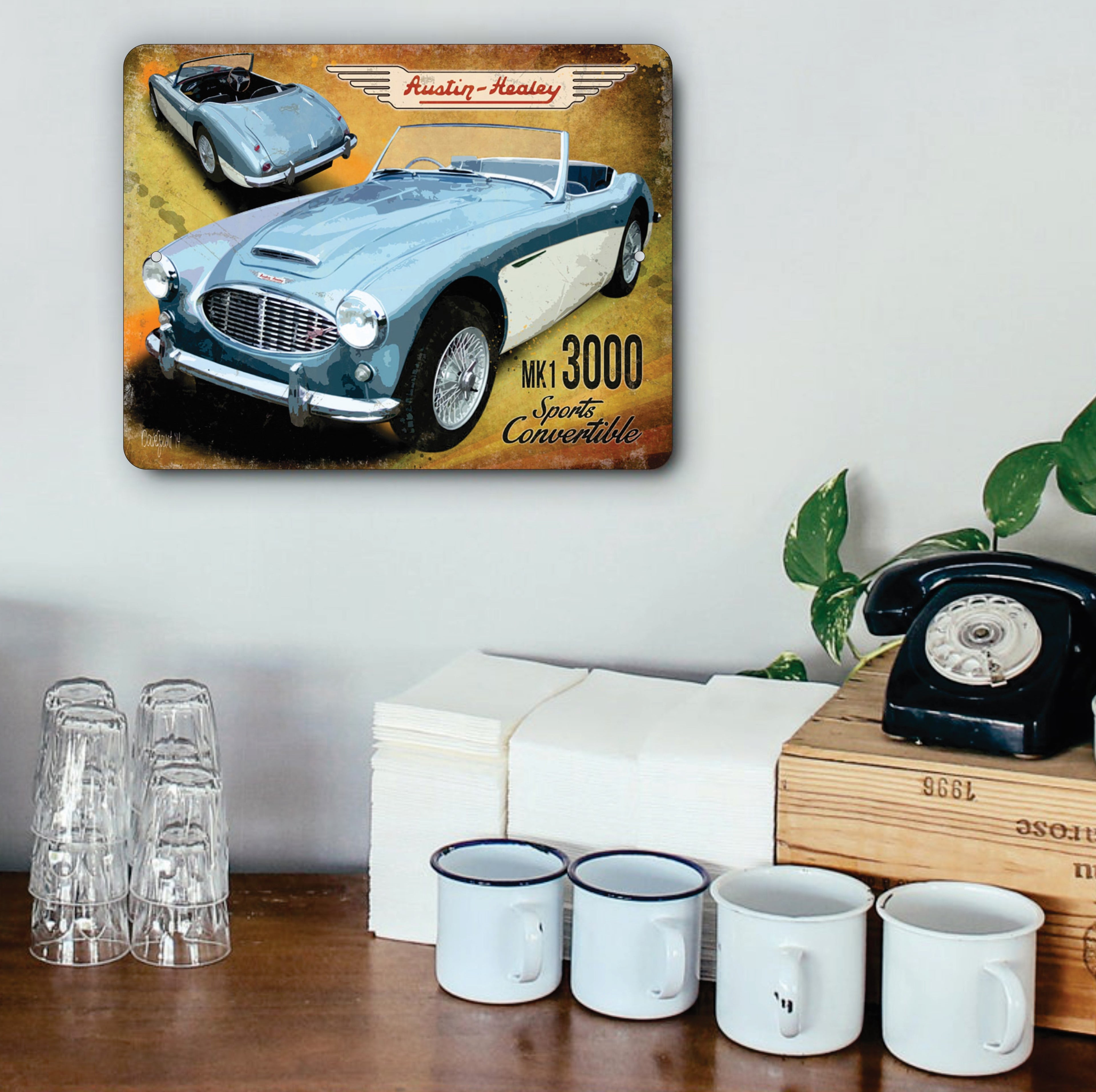 PLACA AUSTIN HEALEY