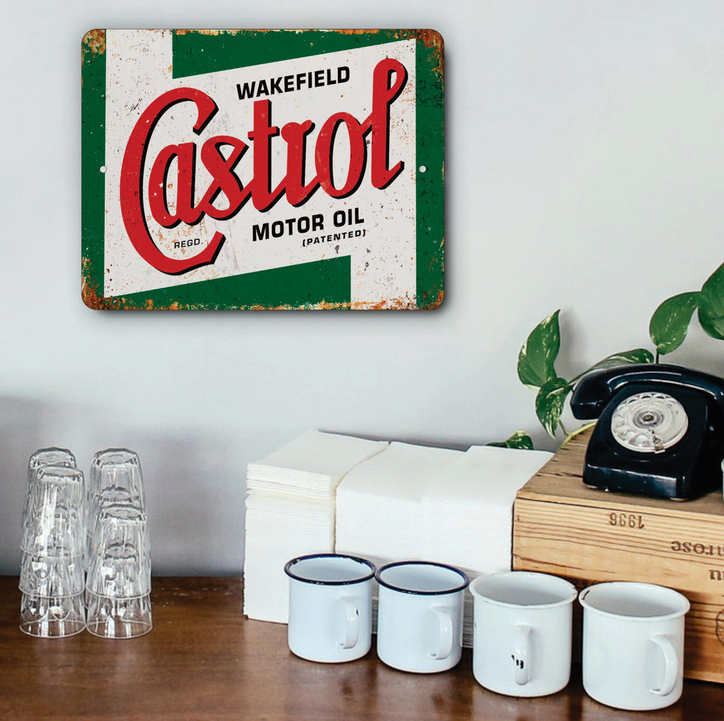 PLACA CASTROL MOTOR OIL