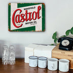 PLACA CASTROL MOTOR OIL