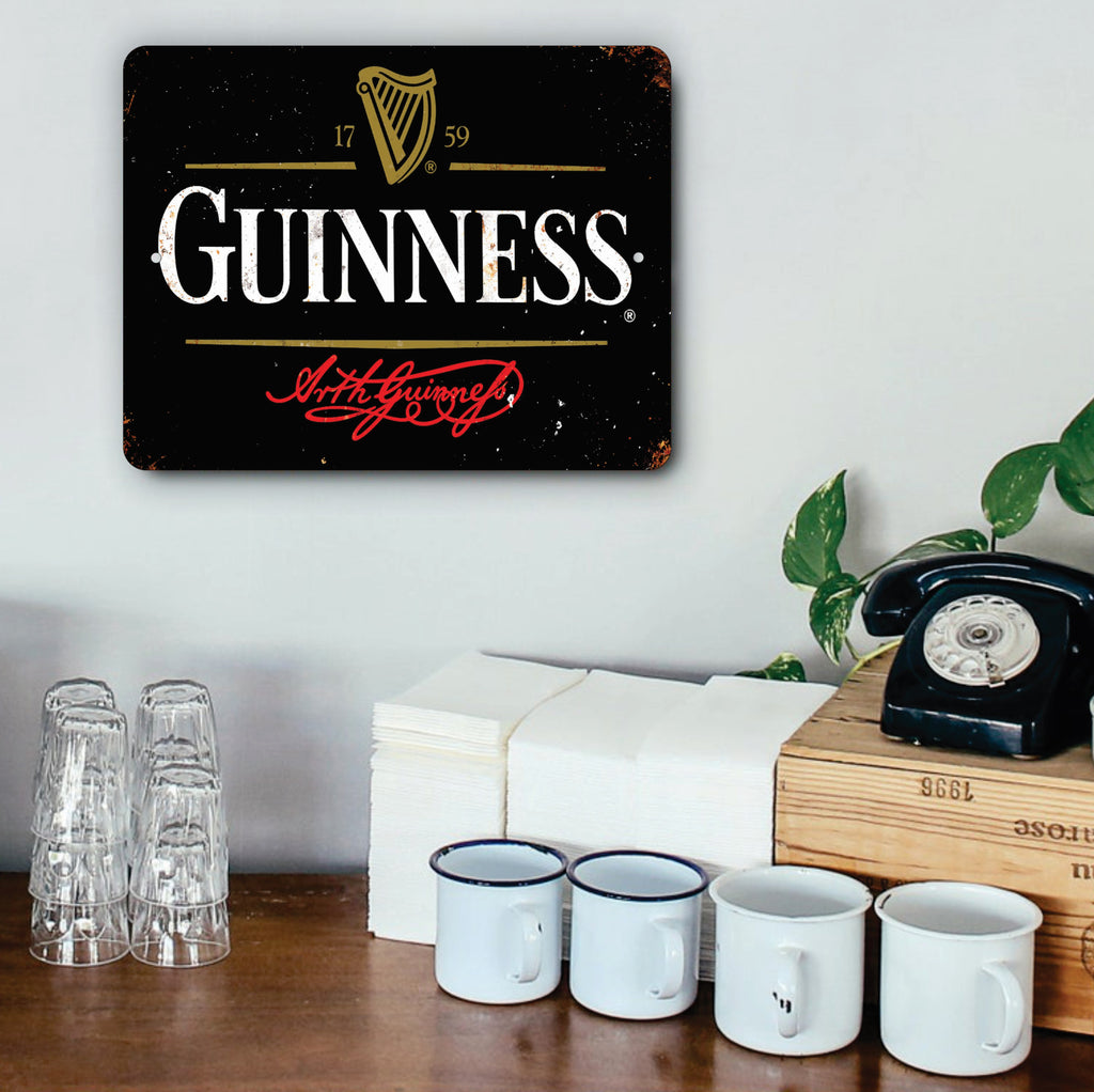 PLACA GUINNESS BEER