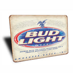 PLACA CERVEZA BUD LIGHT