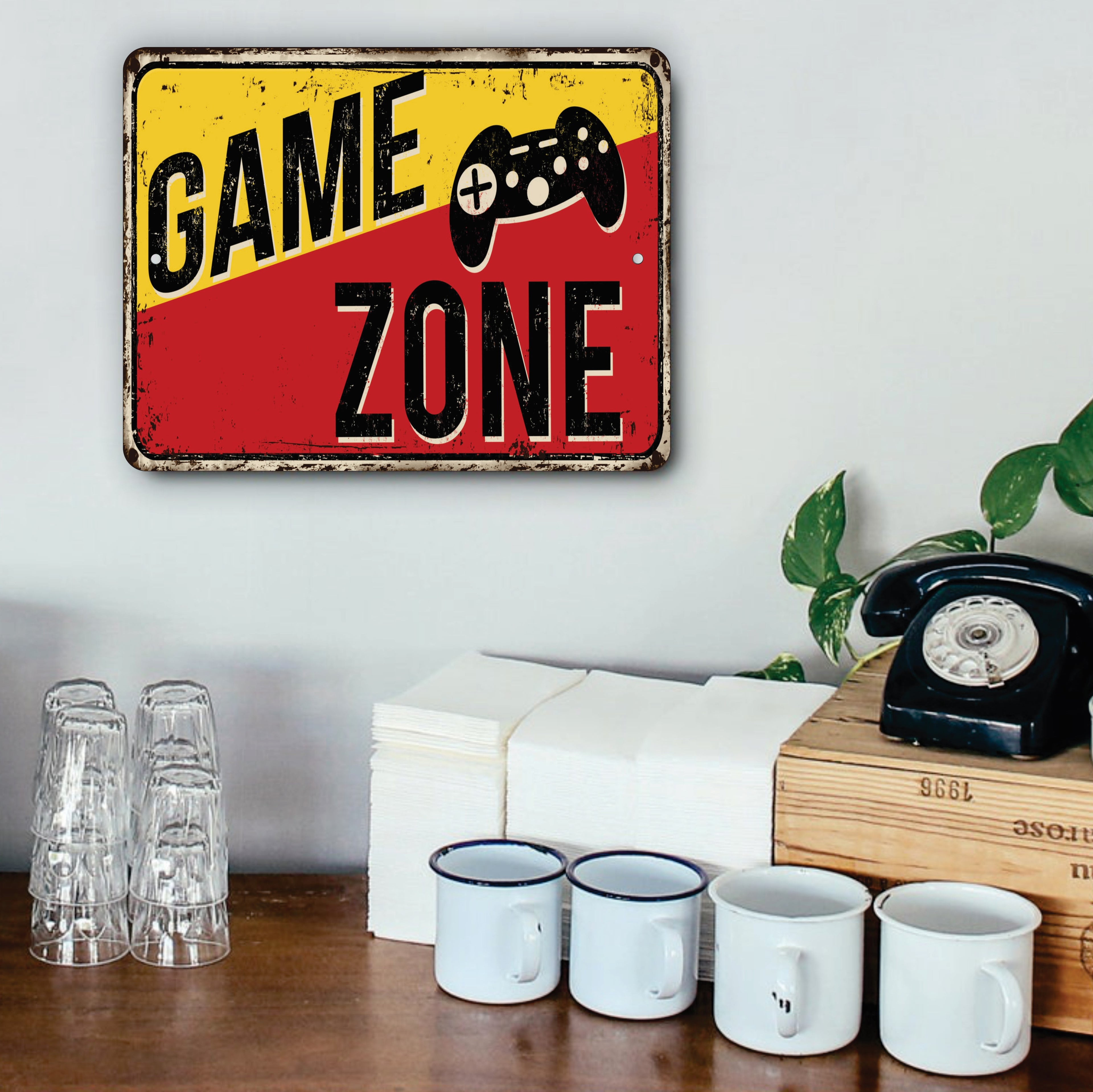 PLACA GAME ZONE