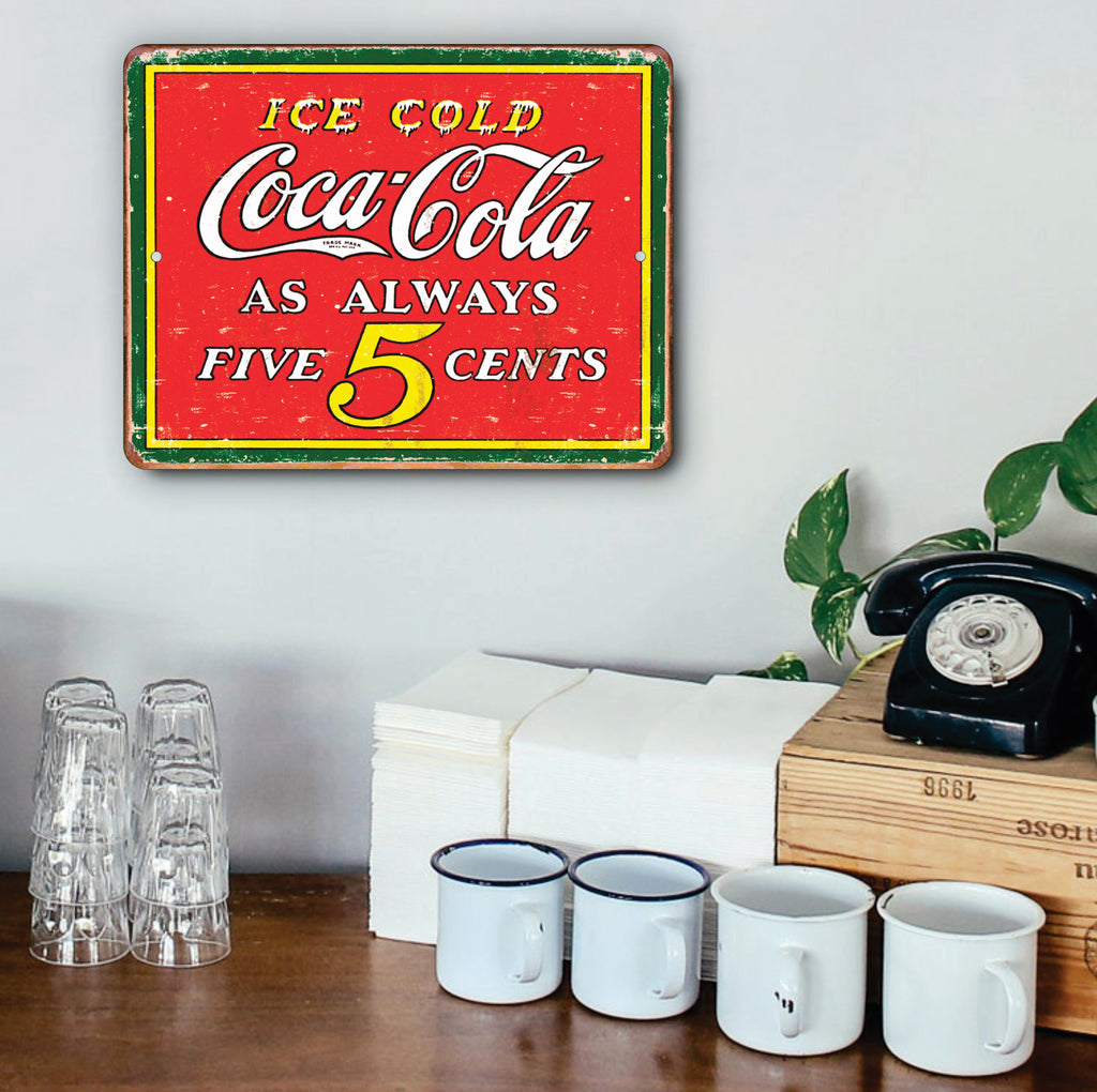 PLACA COCA-COLA AS ALWAYS