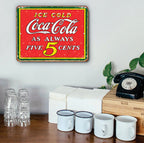 PLACA COCA-COLA AS ALWAYS