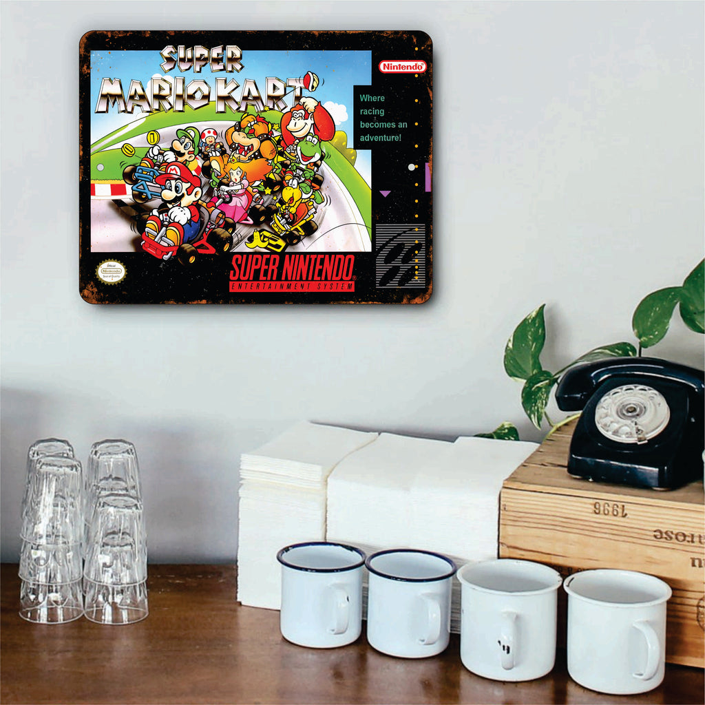PLACA SUPER MARIO KART