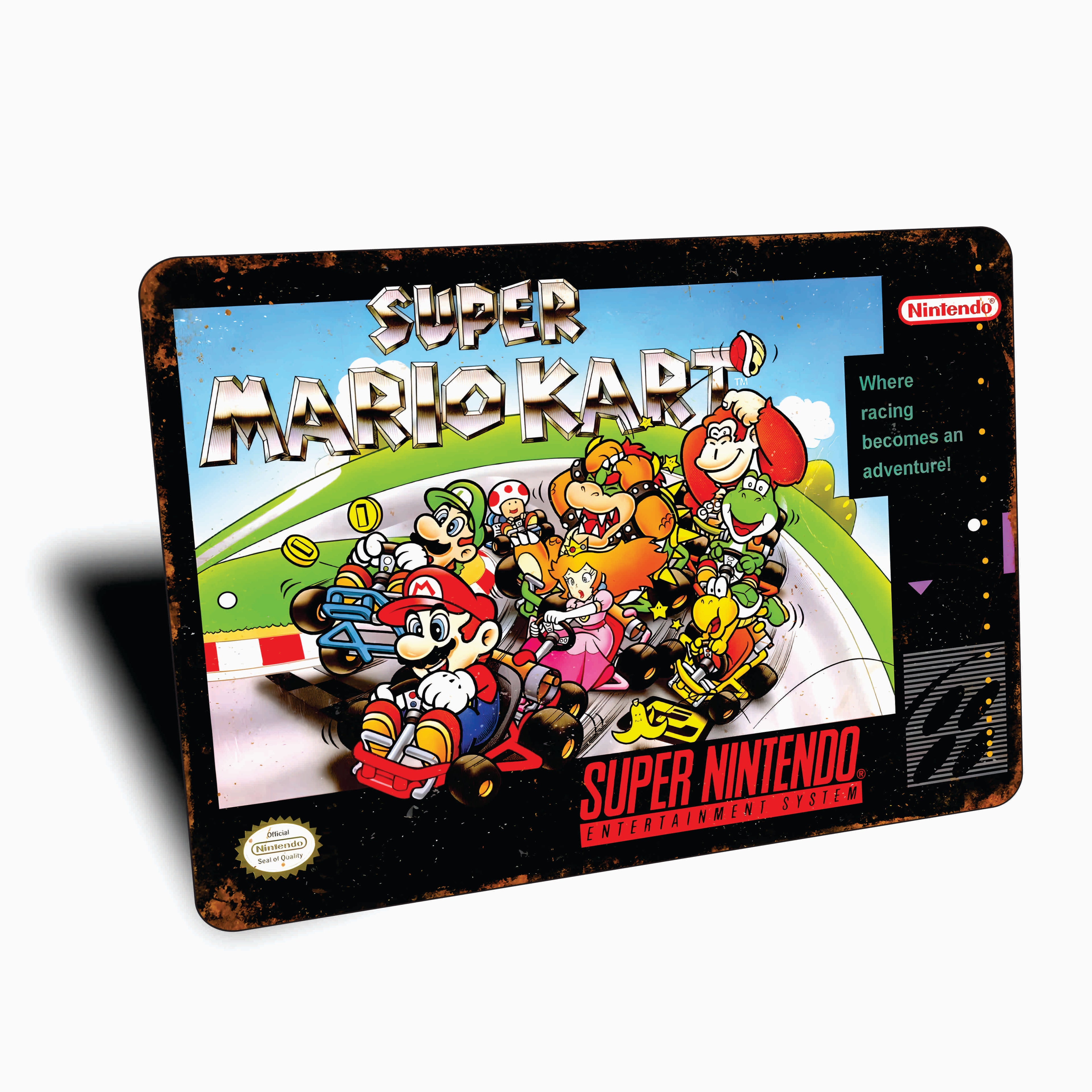 PLACA SUPER MARIO KART