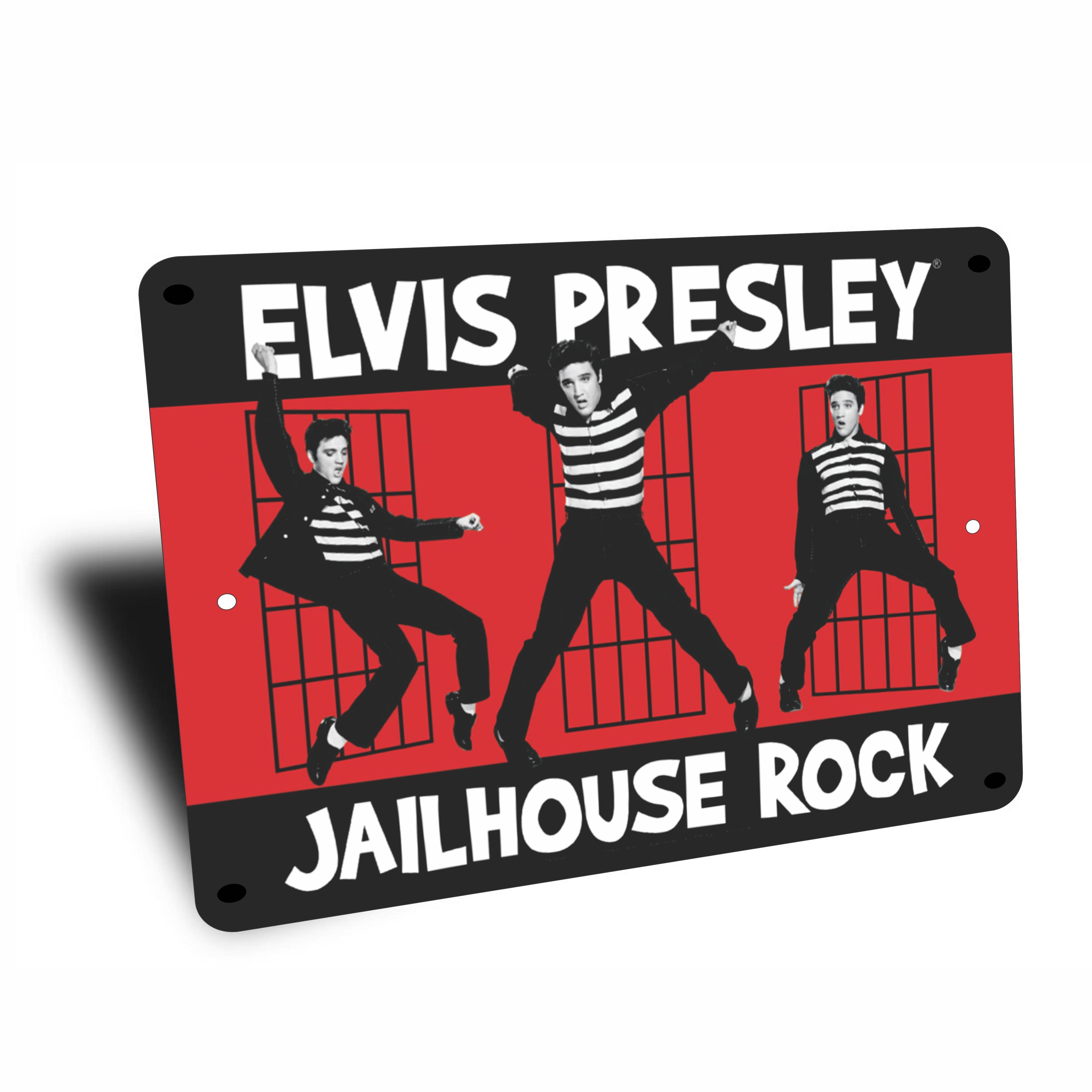 PLACA ELVIS PRESLEYJAILHOUSE ROCK