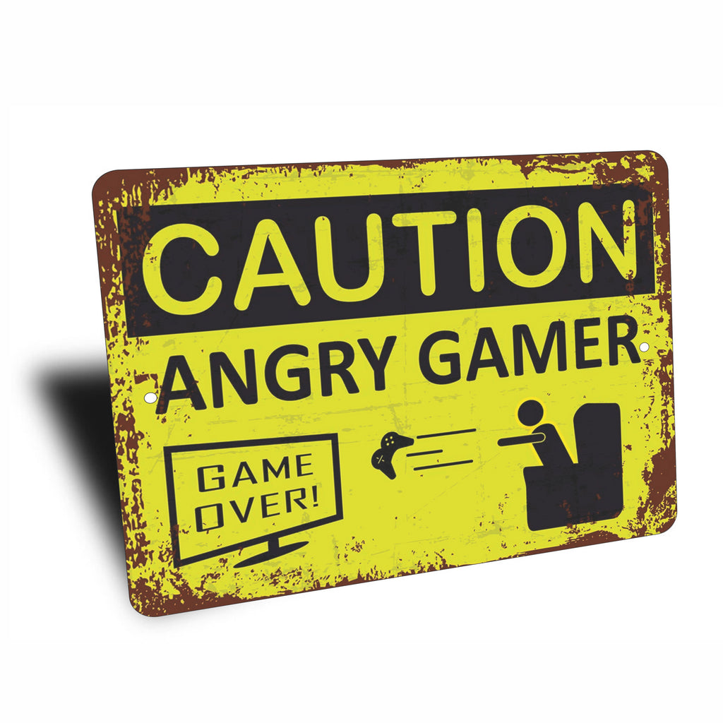 PLACA CAUTION GAME OVER