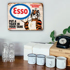 PLACA TIGER ESSO MOTORING