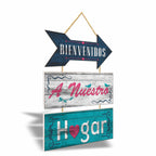DECO PUERTA BIENVENIDOS