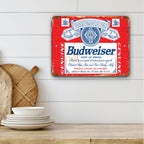 PLACA BUDWEISER KING OF BEERS