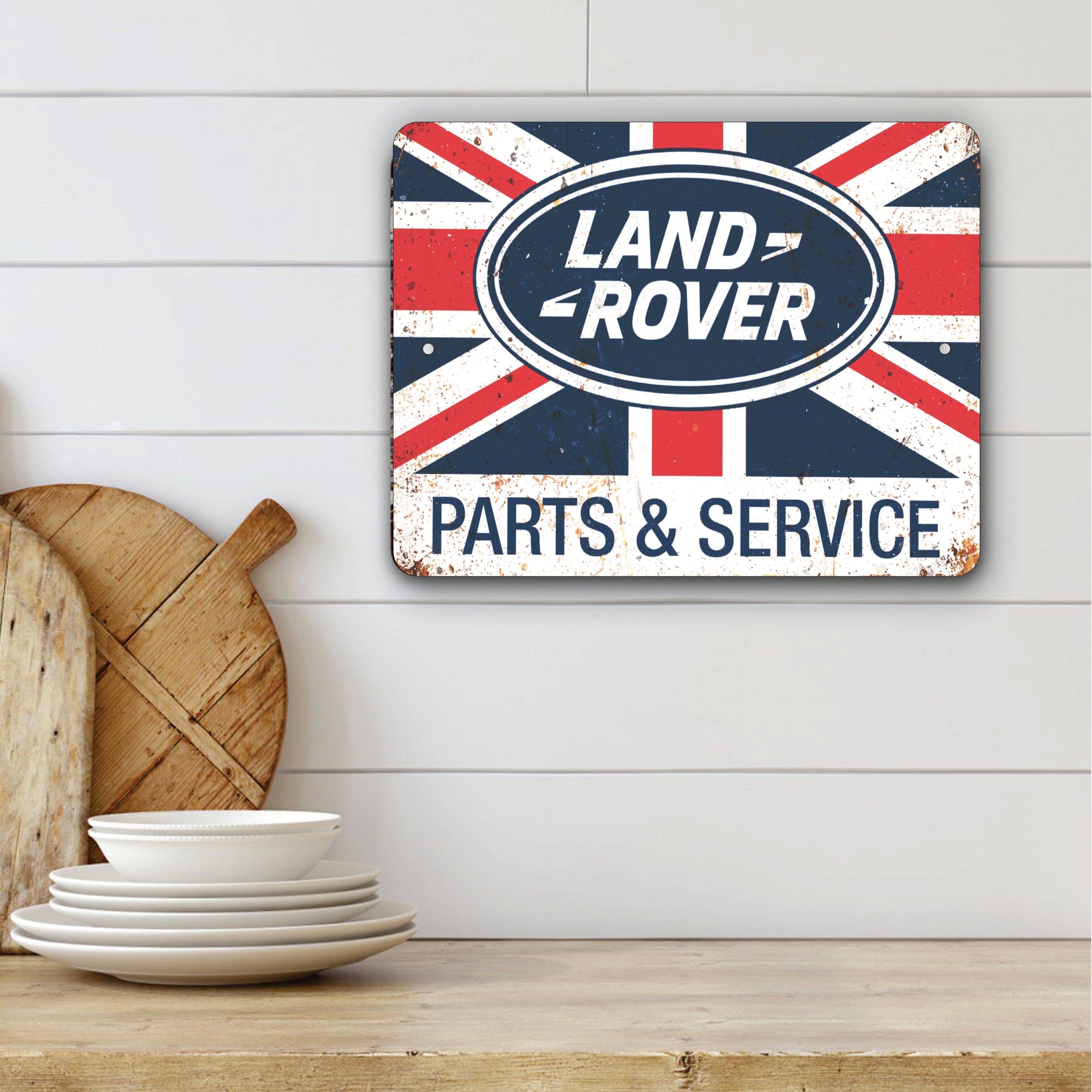 PLACA LAND ROVER PARTS-SERVICE