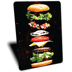 PLACA HAMBURGUESA INGREDIENTES