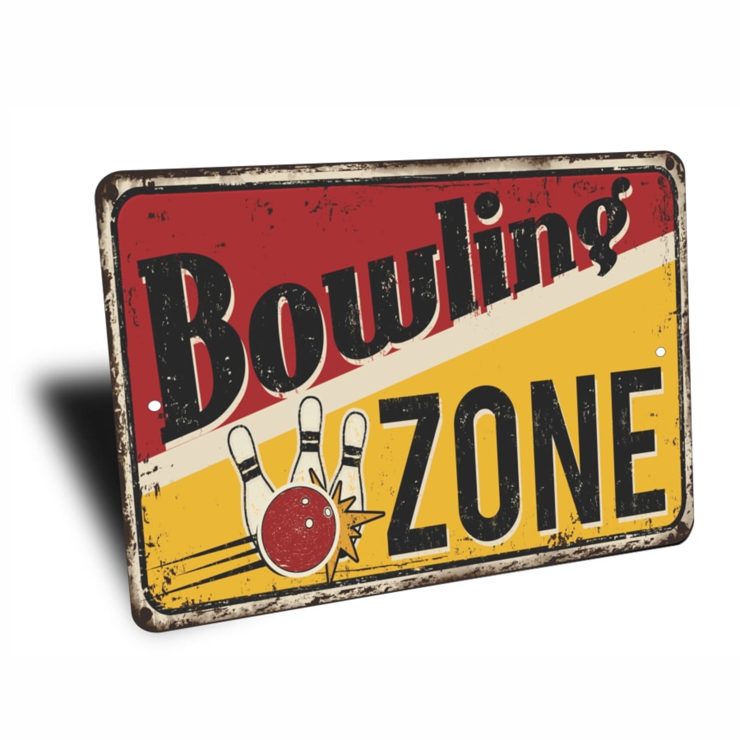 PLACA BOWLING ZONE