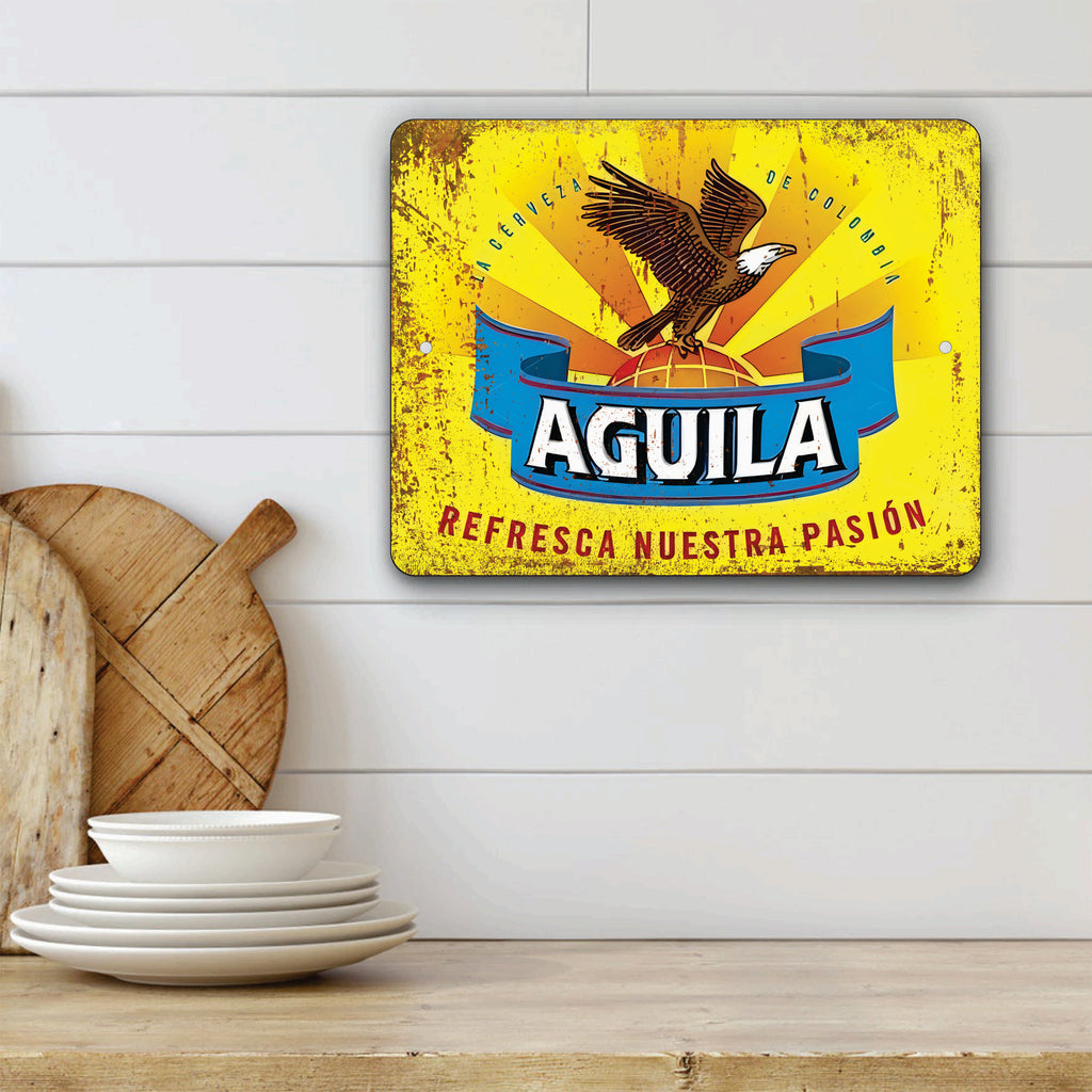 PLACA CERVEZA AGUILA