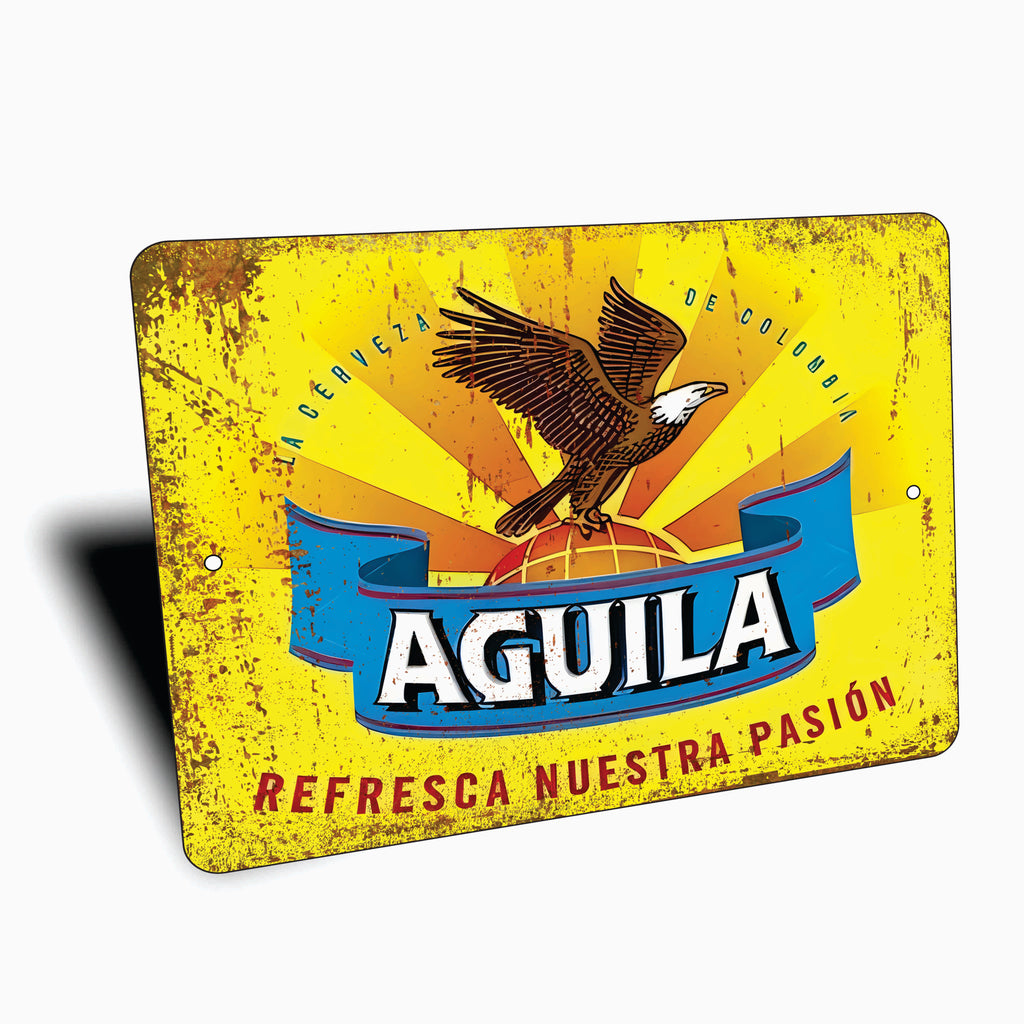 PLACA CERVEZA AGUILA