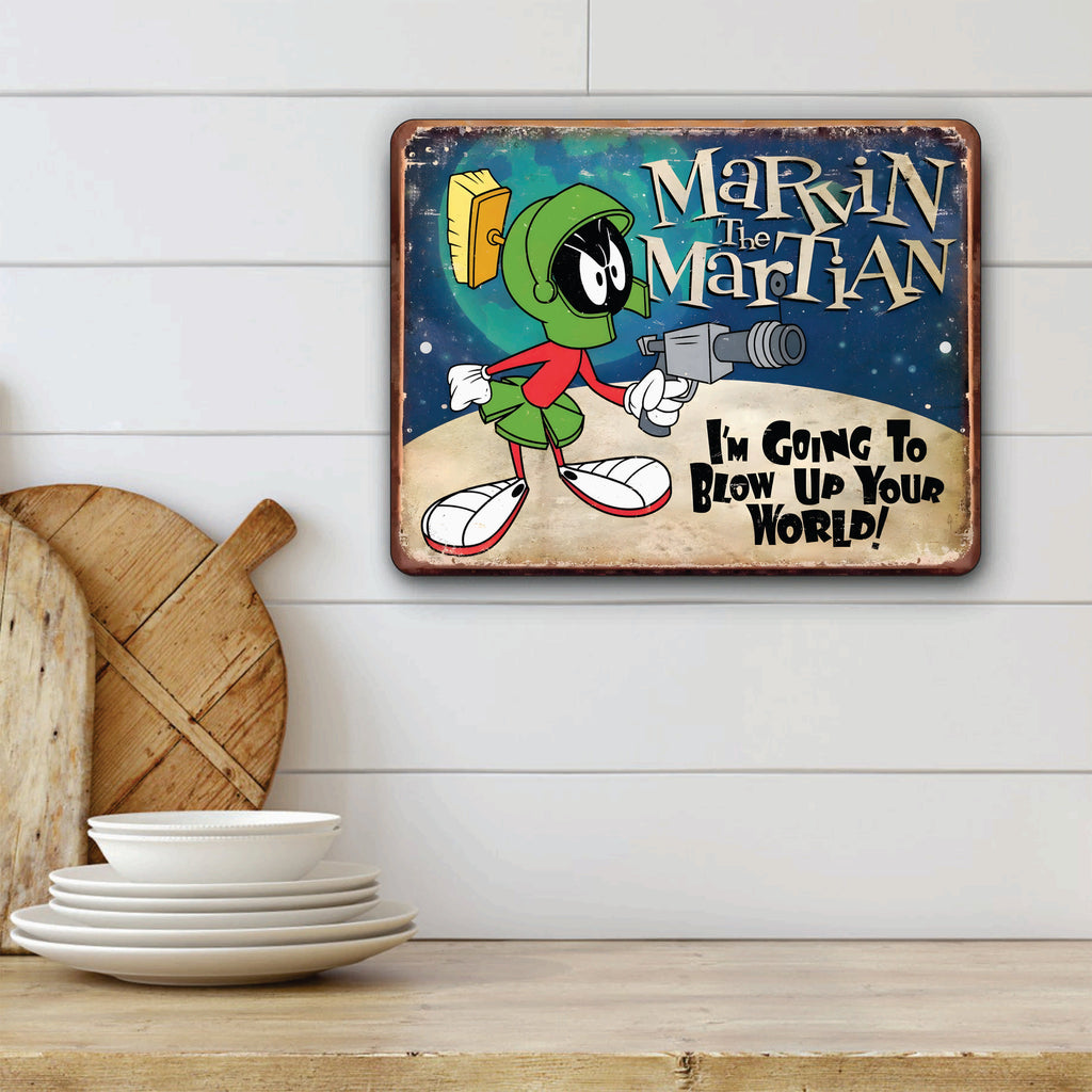 PLACA MARVIN THE MARTIAN