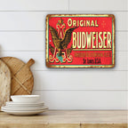 PLACA ORIGINAL BUDWEISER