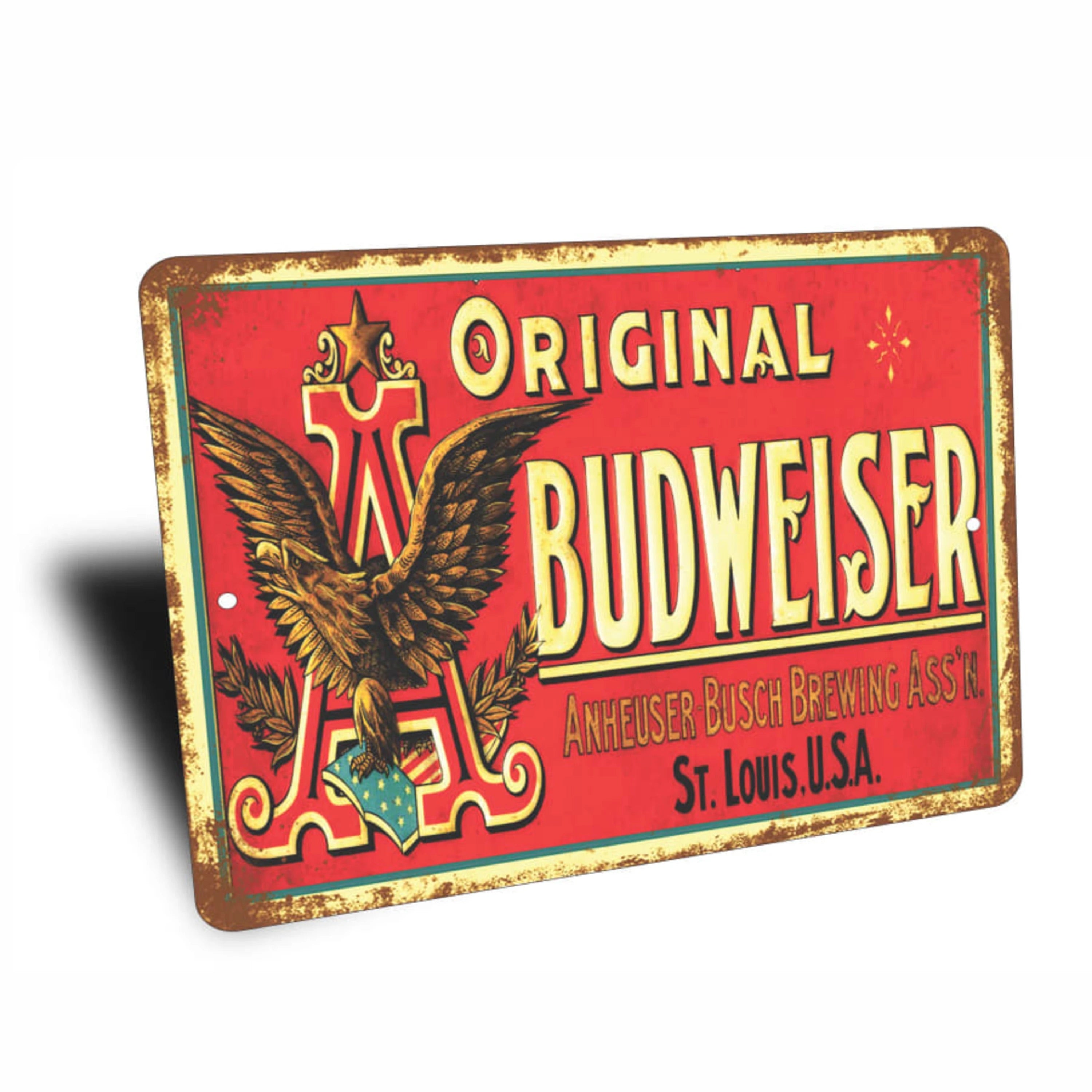 PLACA ORIGINAL BUDWEISER