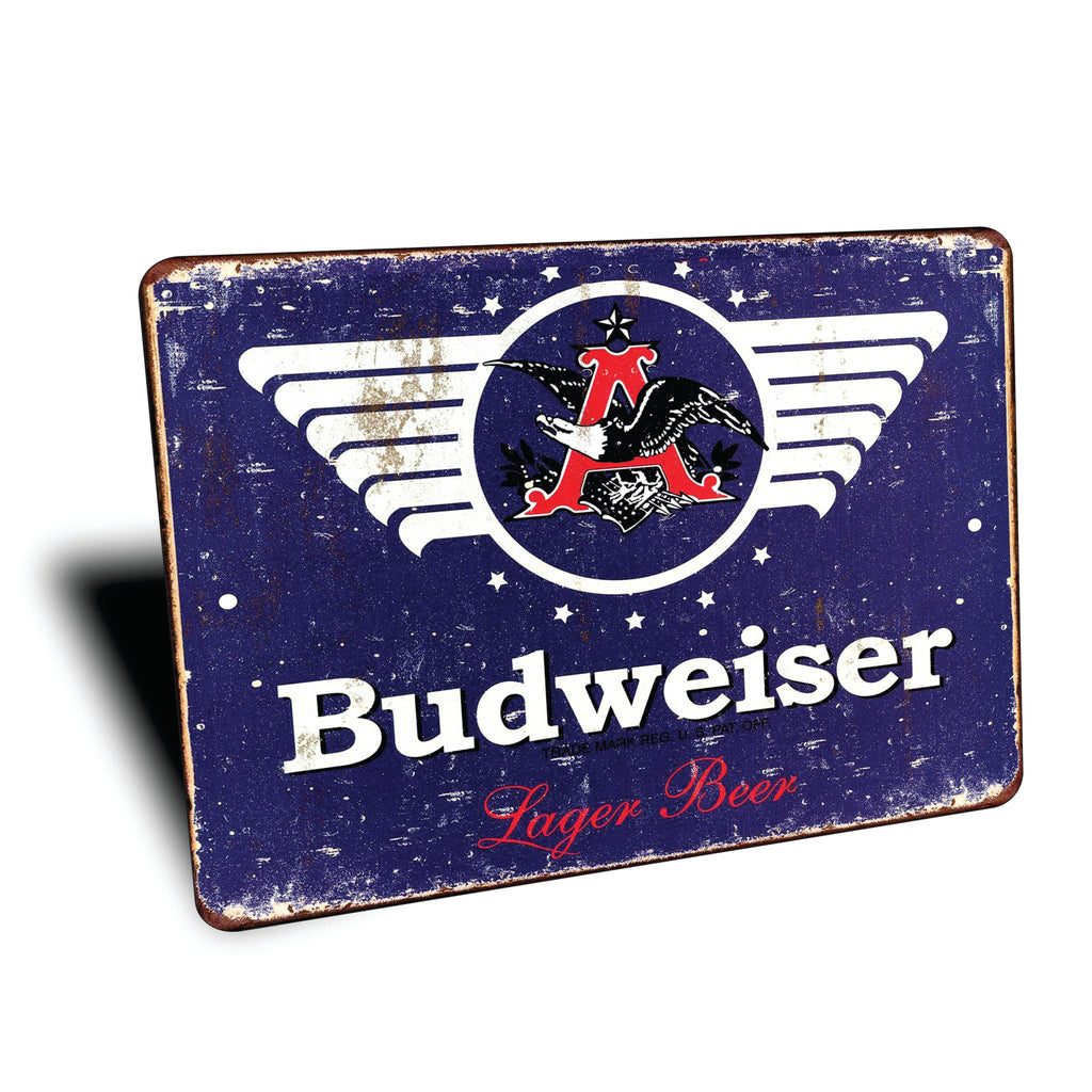 PLACA BUDWEISER LAGER BEER