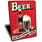 PLACA DUFF CERVEZA