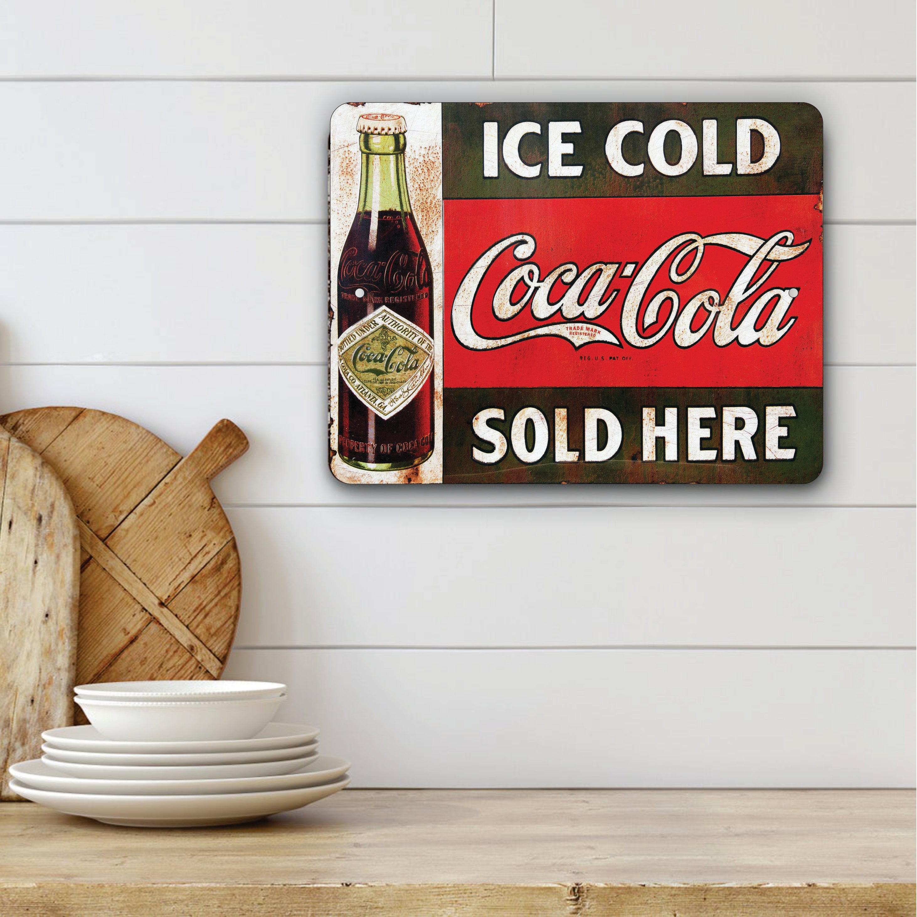 PLACA COCA-COLA RETRO