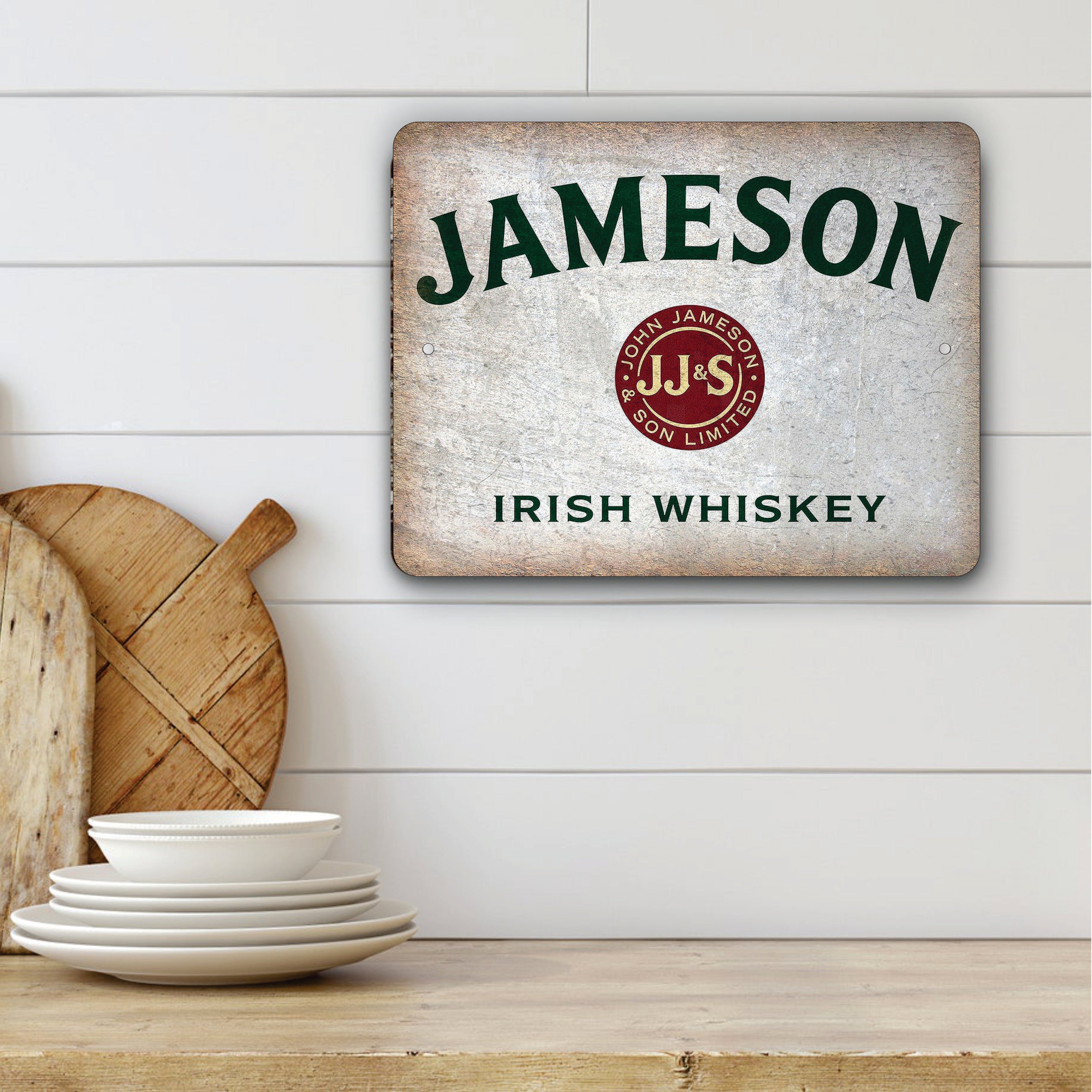 PLACA JAMESON WHISKEY