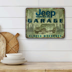 PLACA JEEP GARAGE