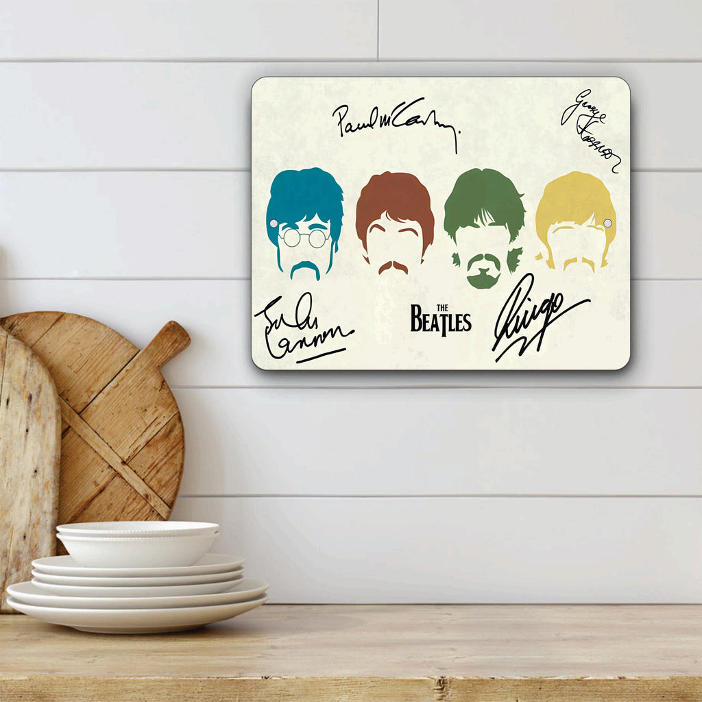 PLACA THE BEATLES